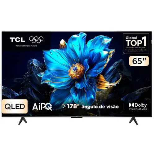 Smart TV TCL P7K 65" QLED 4K UHD Google TV Dolby Vision Atmos 65P7K