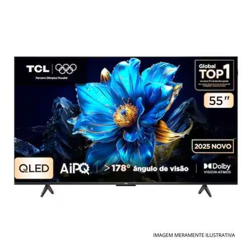 TV SMART TCL QLED 55" 4K GOOGLE 55P7K