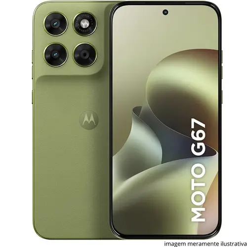 CEL MOTO G67  5G 256GB VERDE CLARO