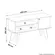 RACK 50"ARTELY FRANK CINA C/OFF WHT 4703