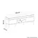 RACK 75"ARTELY LUMINA CIN/OFF WHT 4704