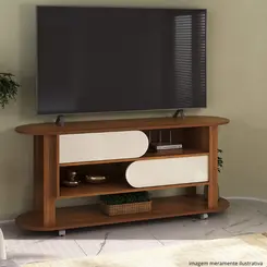 RACK 60"ARTELY MUNDI CEDRO/OFF WHT 4617