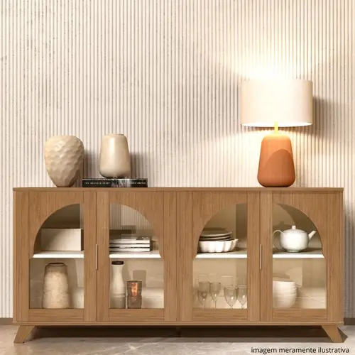 BUFFET ARTELY MURANO CIN/OFF WHT 4782