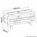 RACK 60"ARTELY THEO CIN/OFF WHT 4633