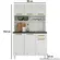 Kit Cozinha Telasul Diamante 4 Módulos em Aço 6 Portas e 1 Gaveta 105 cm - Branco