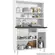 Kit Cozinha Telasul Diamante 4 Módulos em Aço 6 Portas e 1 Gaveta 105 cm - Branco
