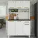 Kit Cozinha Telasul Diamante 4 Módulos em Aço 6 Portas e 1 Gaveta 105 cm - Branco
