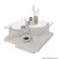 MESA ARTELY CENTRO CLEAR OFF WHT 4582