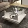 MESA ARTELY CENTRO CLEAR OFF WHT 4582