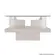 MESA ARTELY CENTRO CLEAR OFF WHT 4582