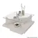 MESA ARTELY CENTRO CLEAR OFF WHT 4582