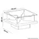 MESA ARTELY CENTRO CLEAR OFF WHT 4582