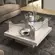 MESA ARTELY CENTRO CLEAR OFF WHT 4582
