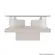 MESA ARTELY CENTRO CLEAR OFF WHT 4582