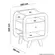 MESA ARTELY CANTO THEO CIN/OFF WHT 4722