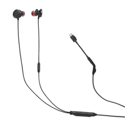 Fone Gamer JBL Quantum 50C In-Ear com Microfone e Adaptador USB-C Preto