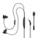 Fone Gamer JBL Quantum 50C In-Ear com Microfone e Adaptador USB-C Preto