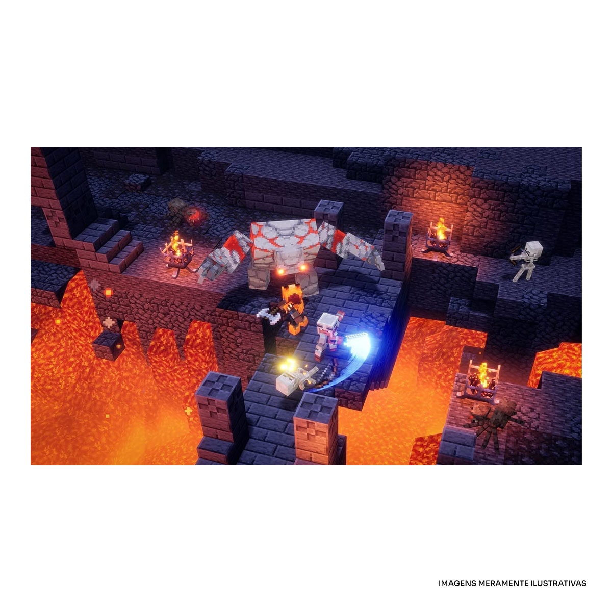 Minecraft Dungeons: Chamas do Nether