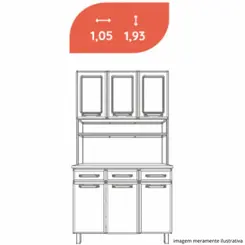 COZINHA TELASUL ESMERALDA COMP 3VD 3G BC