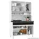 Cozinha Compacta Telasul Star New 6 Portas e 3 Gavetas 120 cm Branco e Preto