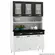 Cozinha Compacta Telasul Star New 6 Portas e 3 Gavetas 120 cm Branco e Preto