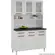 Cozinha Compacta Telasul Mirage New 6 Portas e 2 Gavetas Branca