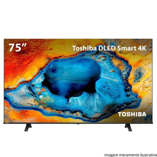 TV SMART TOSHIBA DLED 75" 4K 75C350RS VI