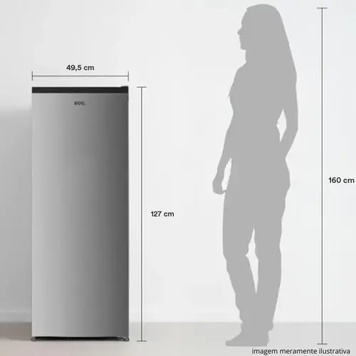 GELADEIRA EOS INOX/192L/127V ERV201S