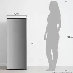 GELADEIRA EOS INOX/192L/127V ERV201S