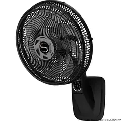 Ventilador de Parede Mallory Smart Control B94401921 40 cm 140W 127V Preto e Grafite