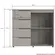 Cômoda Casamia Linea 2 Portas e 4 Gavetas Cinza