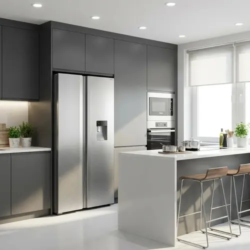 Geladeira Philco Side by Side 486L Inox PRF504ID 127V