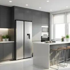 Geladeira Philco Side by Side 486L Inox PRF504ID 127V