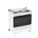 Fogão Atlas Mônaco Plus 5 Bocas Mesa Inox Acendimento Automático Branco Bivolt