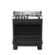 Fogão Atlas Mônaco Top 5 Bocas Mesa Inox Acendimento Automático Preto Bivolt