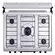 Fogão Atlas Mônaco Plus 5 Bocas Mesa Inox Acendimento Automático Preto Bivolt