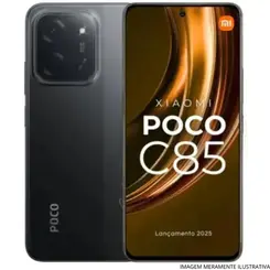 CEL XIAOMI POCO C85 4G 128GB PRETO IMP