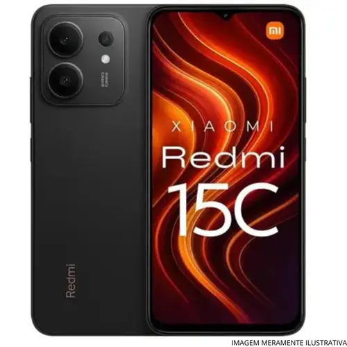 CEL XIAOMIREDMI 15C 4G 256GB PRETO IMP