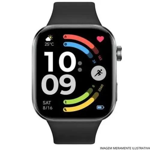 SMARTWATCH XIAOMI WATCH 6 PRETO IMP