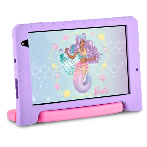 Tablet Multilaser Barbie M8 Wi-Fi 6GB 64GB NB434 Rosa