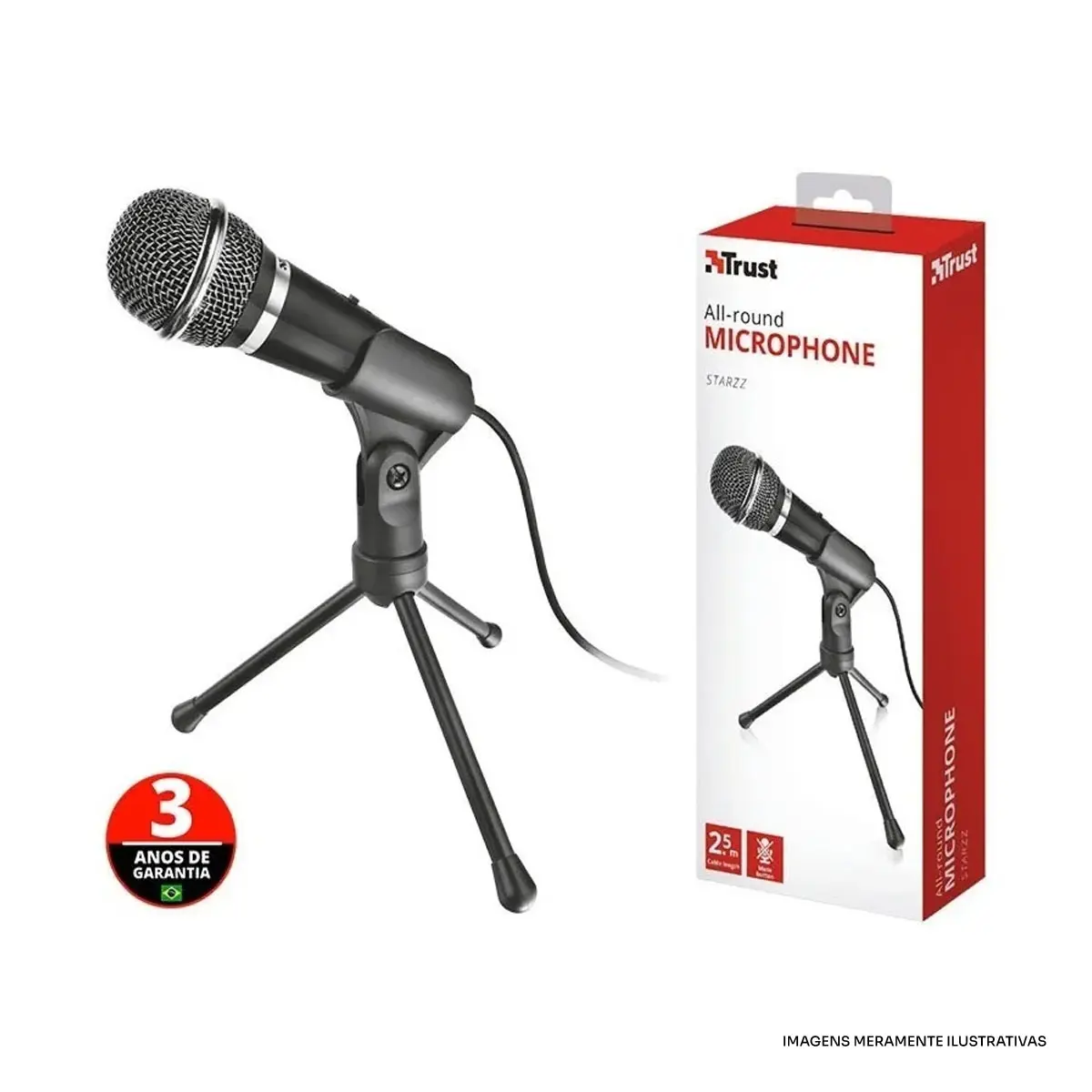 MICROFONE TRUST STARZZ ALL ROUND T21671 - MICROFONE TRUST STARZZ