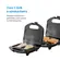Sanduicheira e Grill Elgin Best Time SANX1 800W 127V Preta