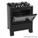 FOGAO PISO FISCHER 5Q GAS PRETO BIVOLT