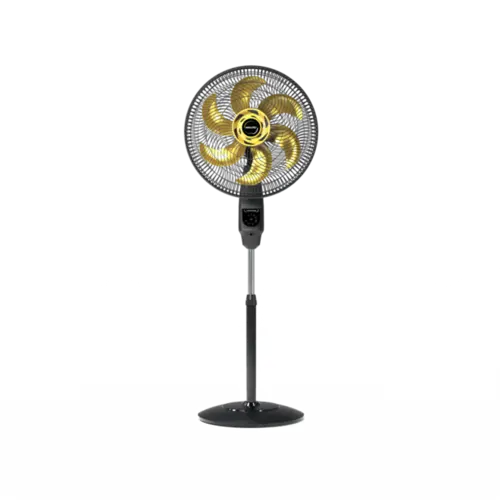 Ventilador de Coluna Mallory Chronos 40cm 140W 127V Dourado/Preto