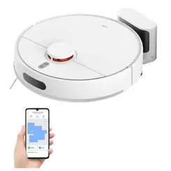 Robô Aspirador Xiaomi S40 3 em 1 10000Pa com Mapeamento a Laser e Mop Branco