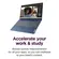 Notebook Lenovo IdeaPad Slim 3 15AMN8 AMD Ryzen 5 40 8GB 512GB SSD 15,6" Full HD Abyss Blue