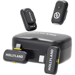 Microfone Sem Fio Hollyland LARK A1 Combo 2TX USB-C Lightning