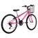 Bicicleta Aro 24 Free Action Donna 18V V-Brake Rosa Chicle