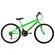 Bicicleta Aro 24 Free Action Eden 18V V-Brake Verde