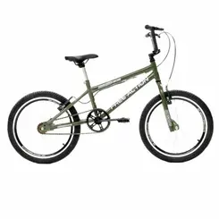 Bicicleta Aro 20 Free Action STS Cross 1V V-Brake Verde Militar